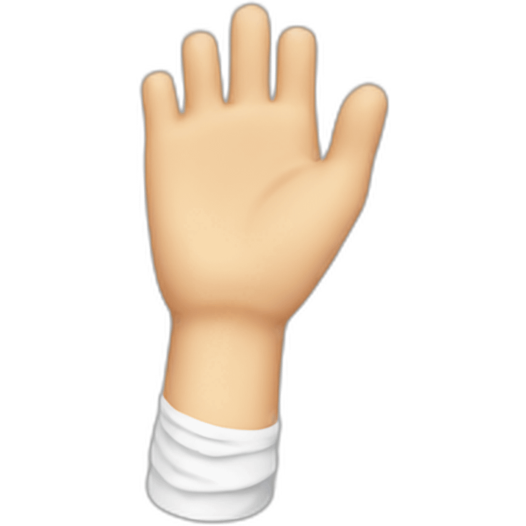 arm cast emoji