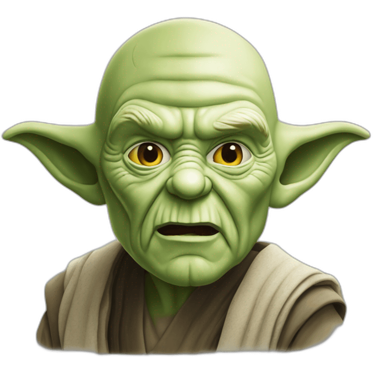 Janusz Korwin Mikke as Yoda emoji