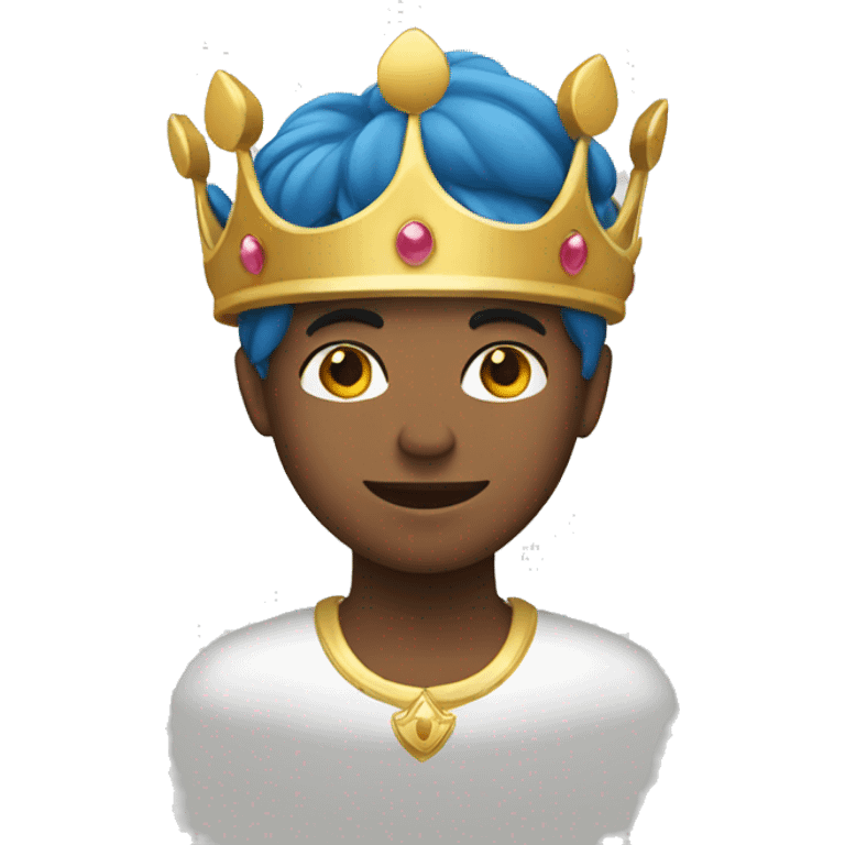 person being crowned emoji