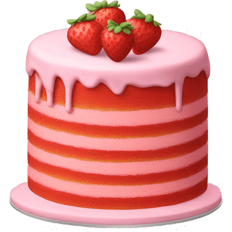 strawberry cake emoji