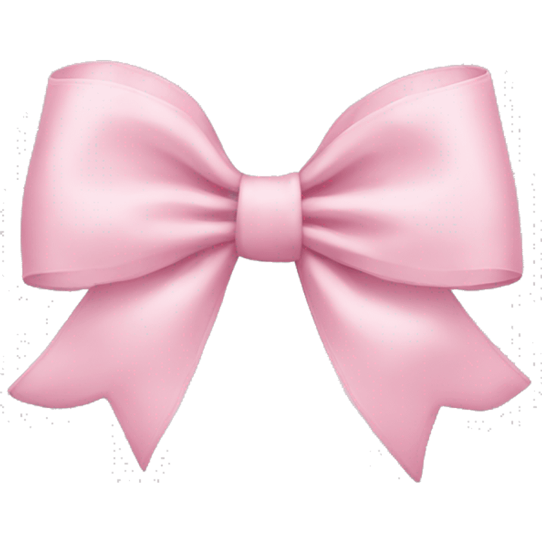 Light pink bow emoji