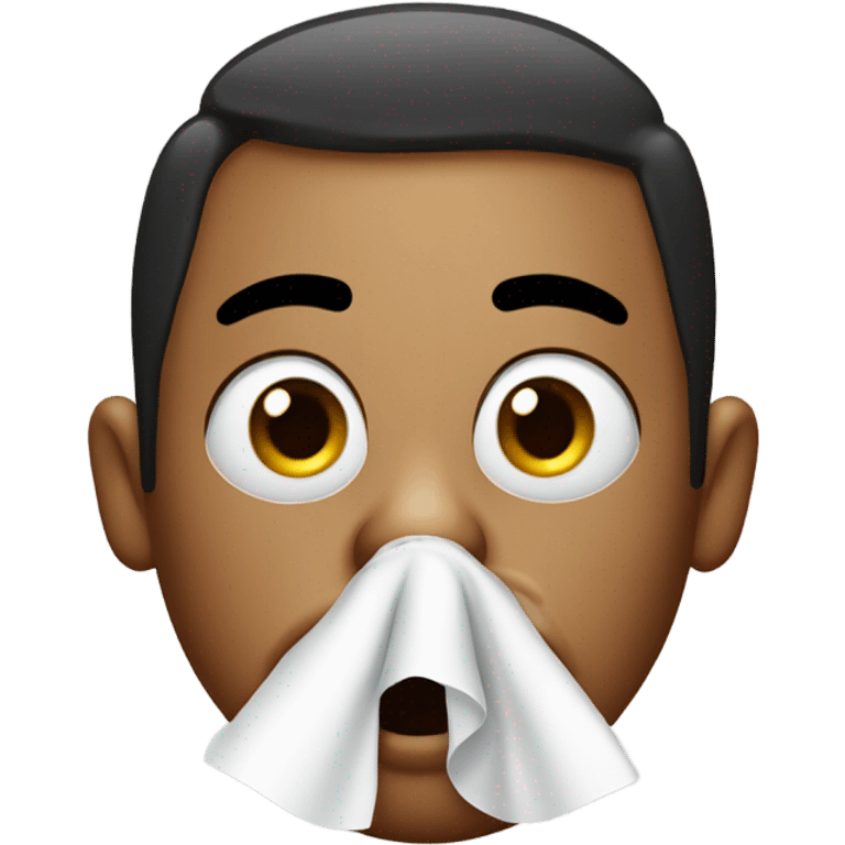 Really bad runny nose emoji