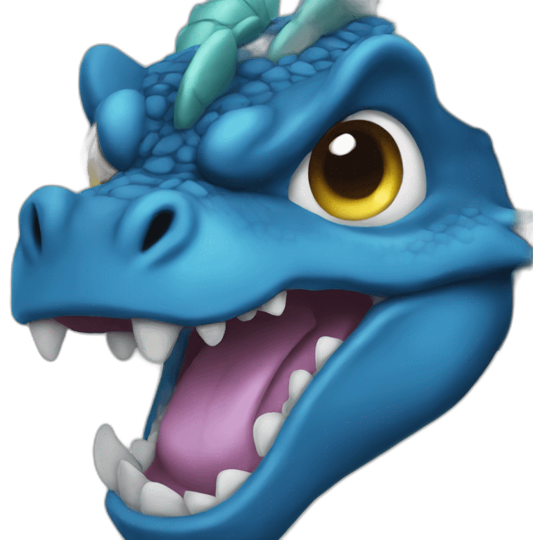 blue dragon emoji