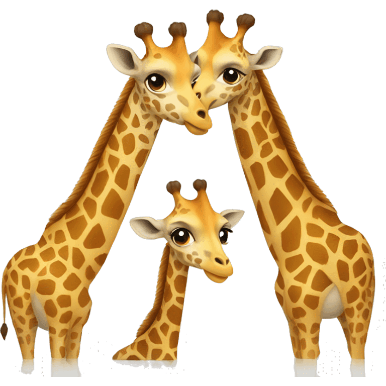 giraffe couple emoji