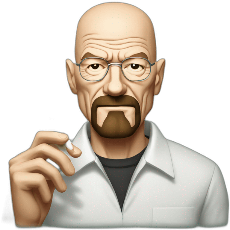 Walter white smoking emoji