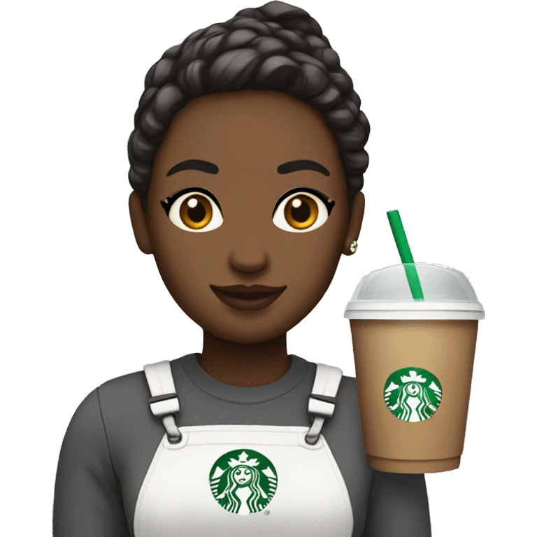 White Starbucks girly emoji