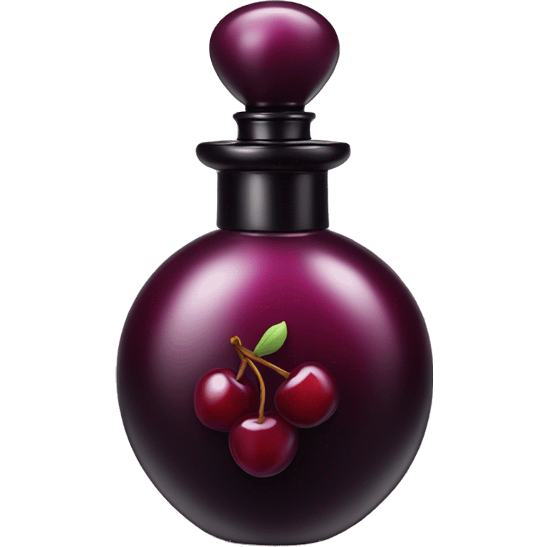 Black cherry perfume bottle emoji