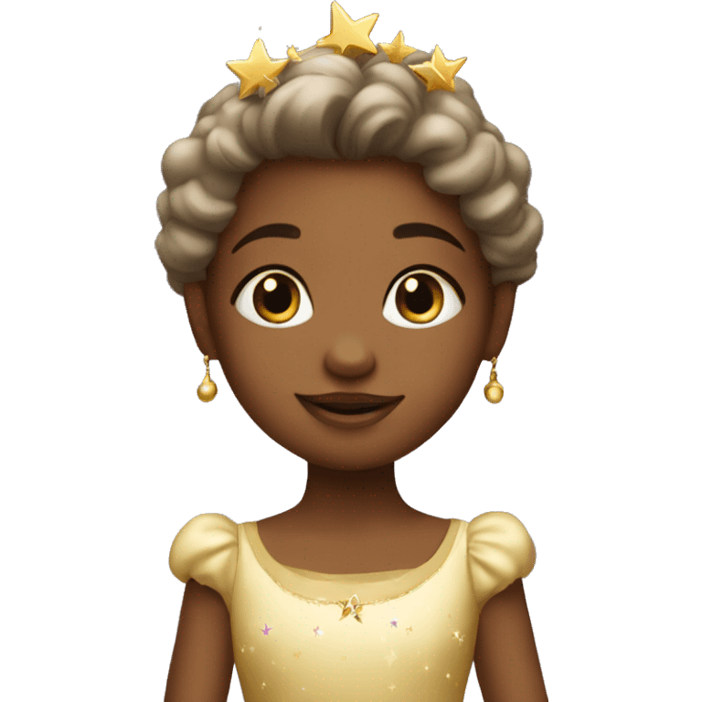 Little princess on stars emoji