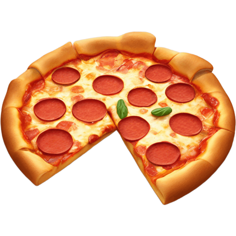 yorkshiere eating pizza emoji