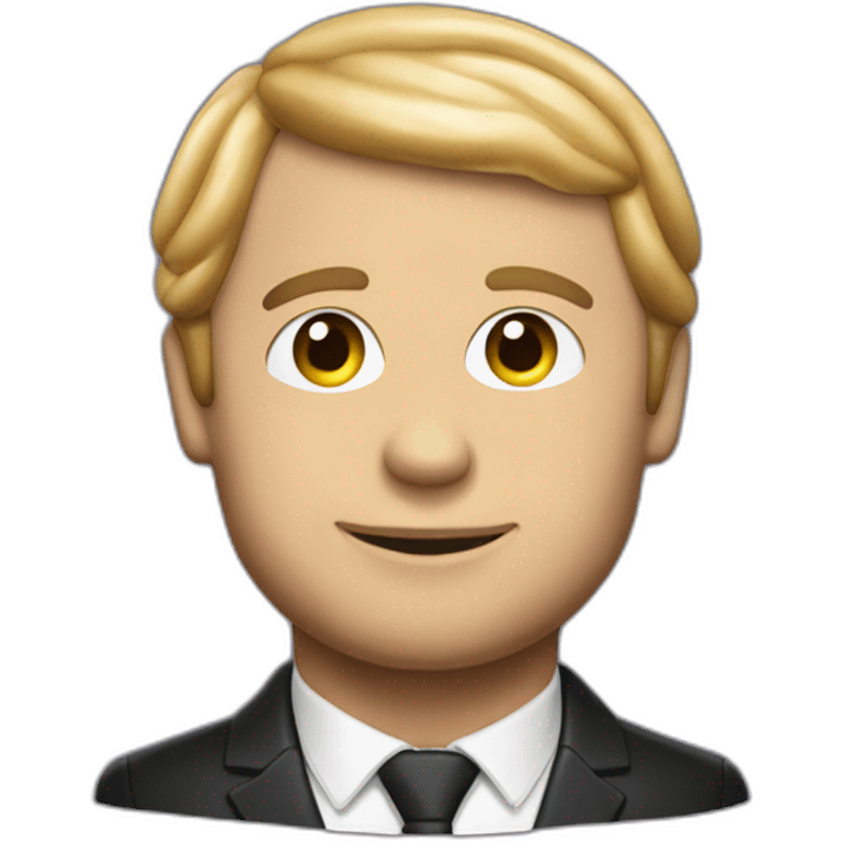 MACRON WITH MACARON emoji