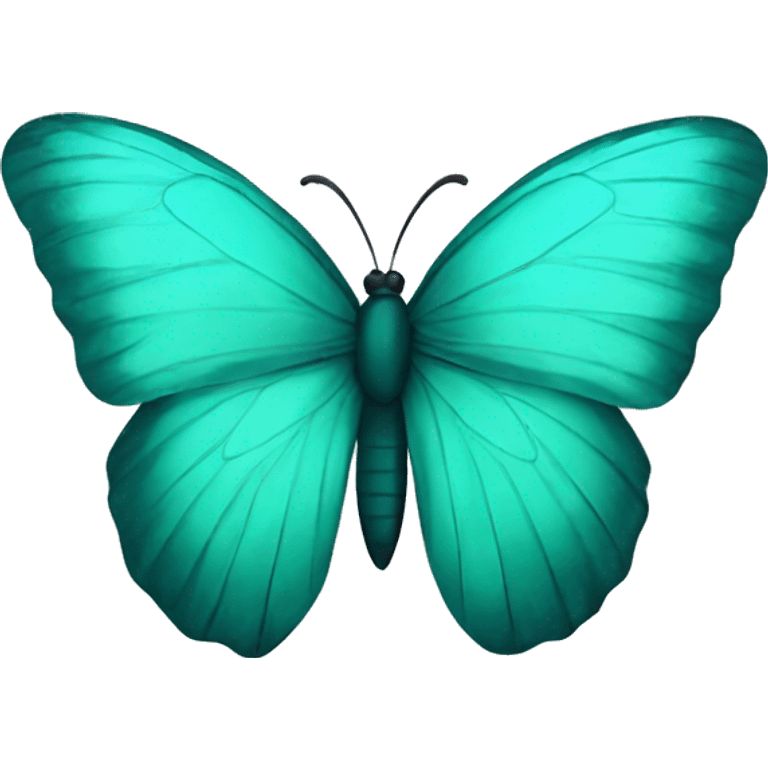 teal butterfly  emoji