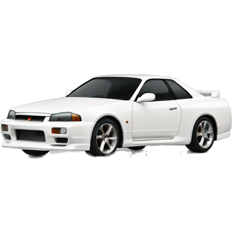 white nissan skyline emoji