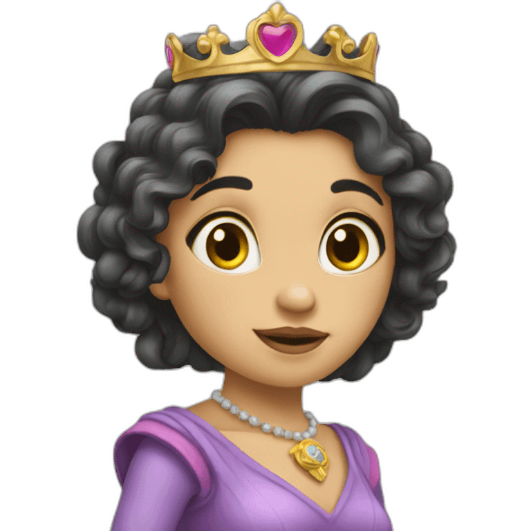 Princesse sur un troll emoji