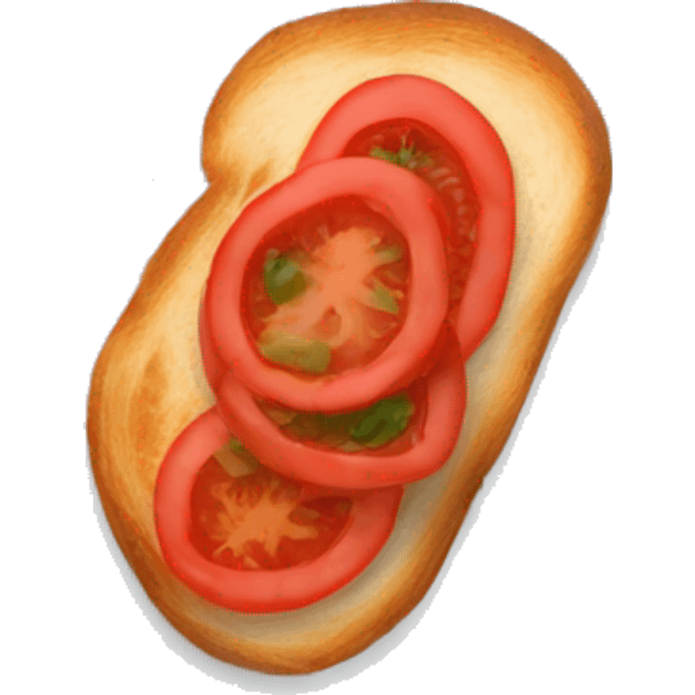 bruschette al pomodoro emoji