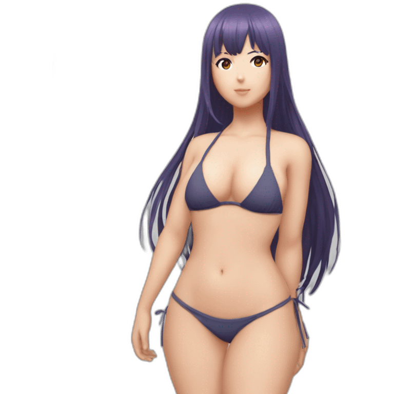 hinata hyuga full body pawg micro bikini back focus emoji