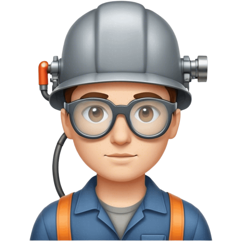 yermak mapping youtuber avatar with gas welder's glasses emoji