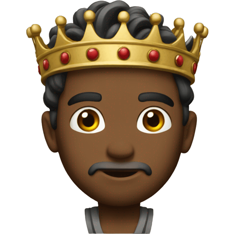 The king BC emoji