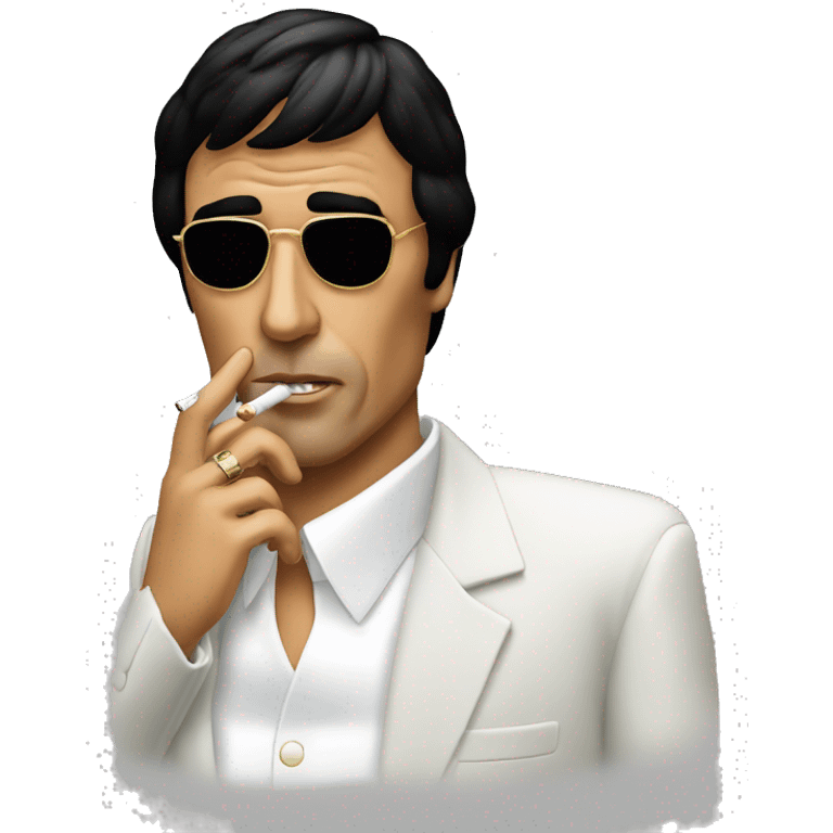 tony montana smoking emoji