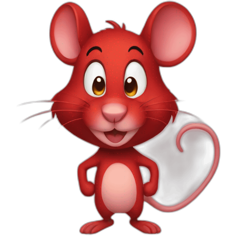 red mouse emoji