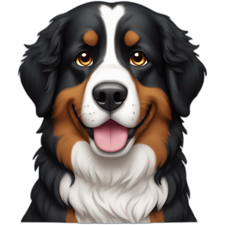 Space traveler Bernese mountain dog emoji