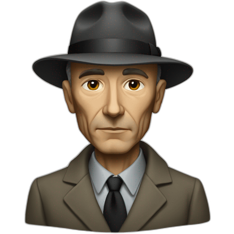 Robert Oppenheimer noir emoji