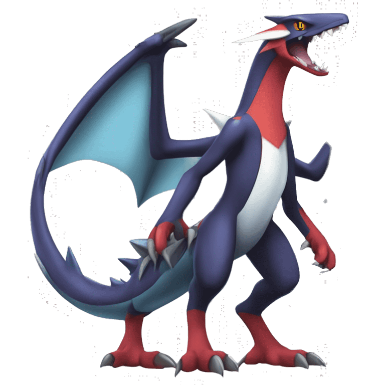 Edgy Cool Nargacuga-Noivern-Latias-Garchomp-Pokémon Full Body emoji