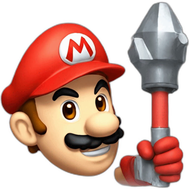 mario avec drill emoji