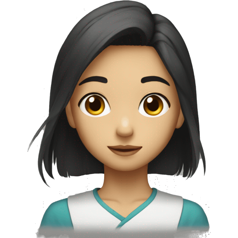 Young miko emoji