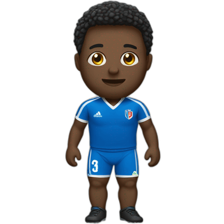 Nigérien avec un maillot de foot emoji