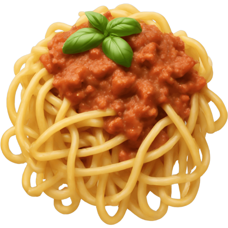 Spaghetti bolognese  emoji