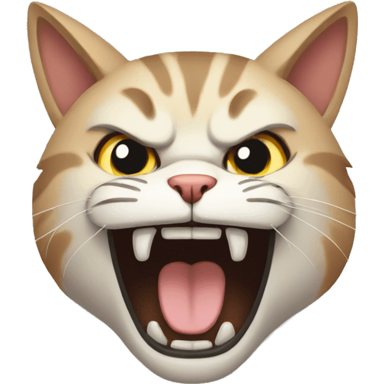 angry cat emoji