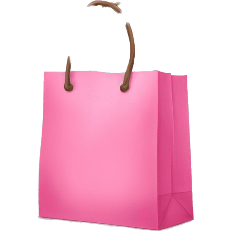 pink shopping bag emoji