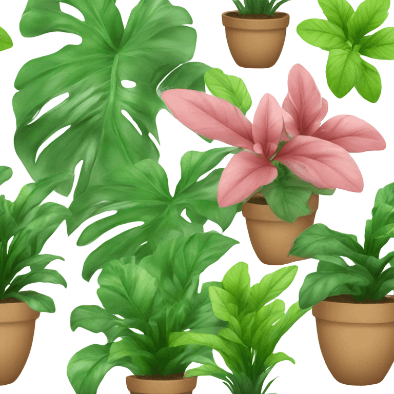 house plants flowers emoji