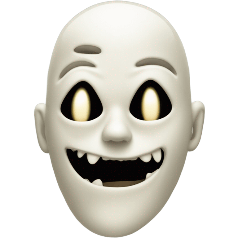 Ghost face Halloween  emoji