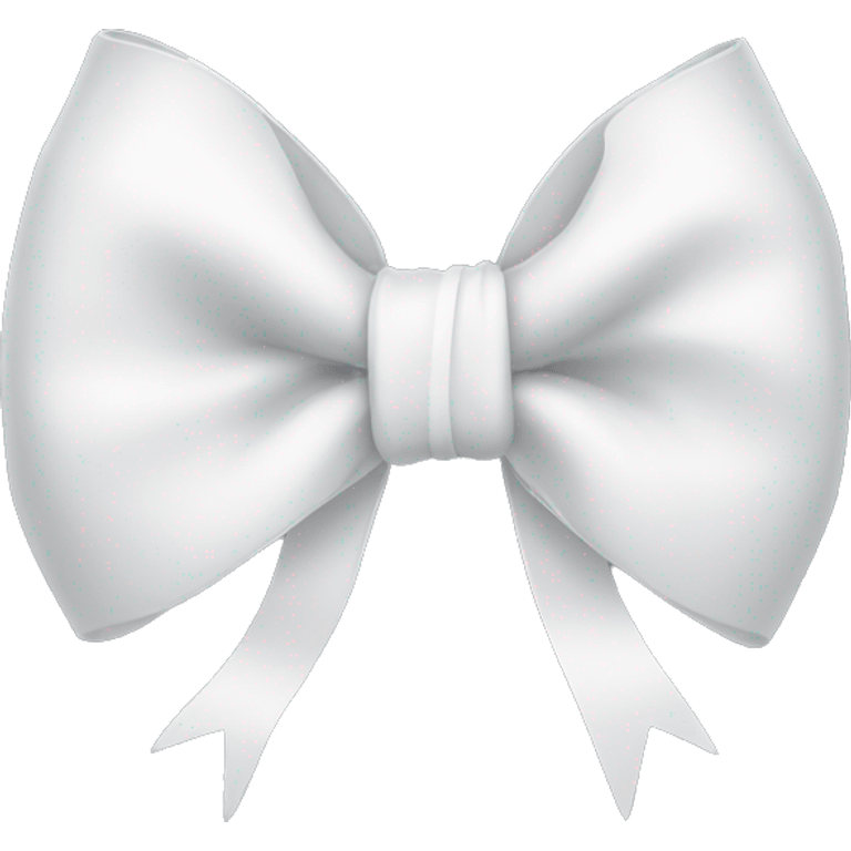 white bow emoji