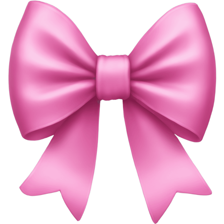 Pink bow emoji