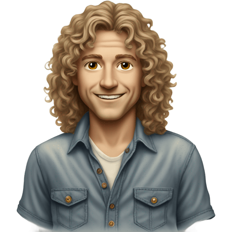 Young Robert PLant emoji