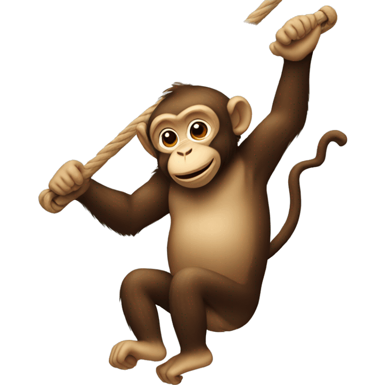 Monkey swinging  emoji