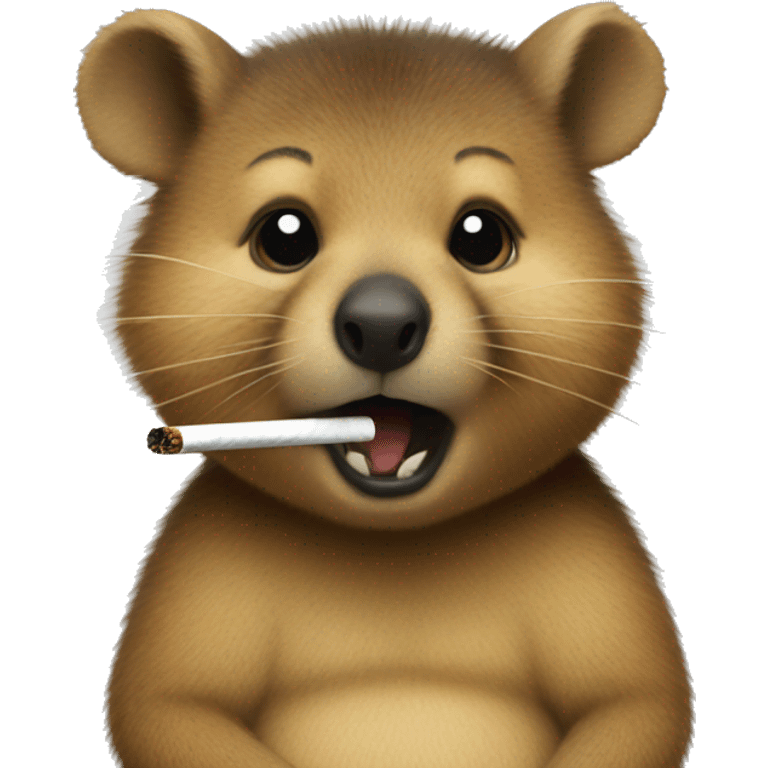 Smoking Quokka  emoji