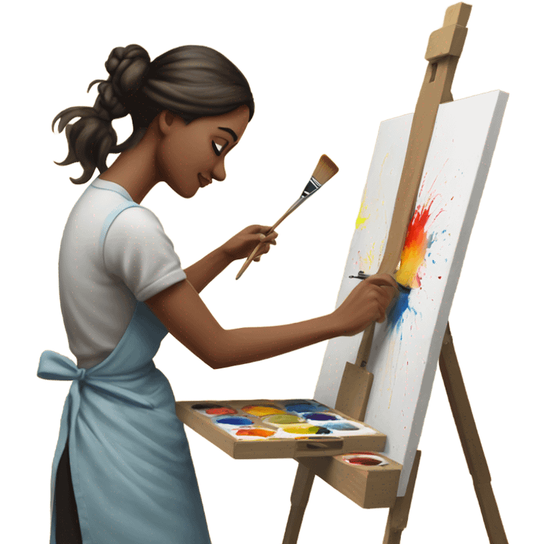 woman painter emoji