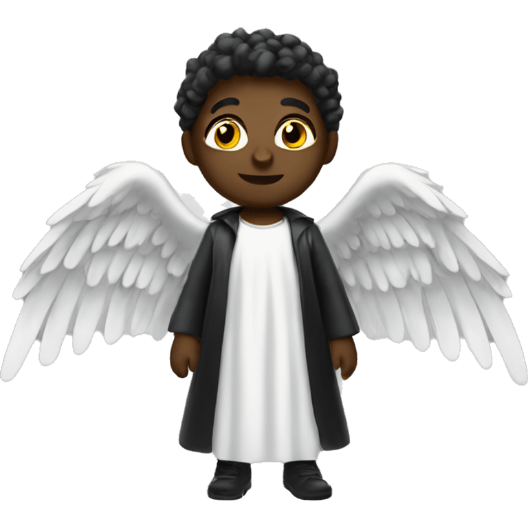 Black angel  emoji