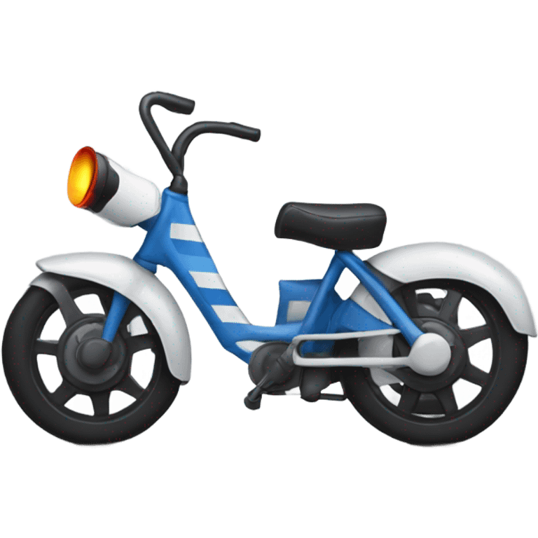 Police Surveillance tricycle emoji