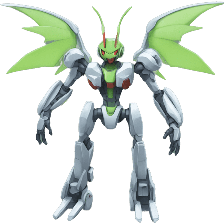 Mechanical Flygon-Medabot-Mecha full body emoji