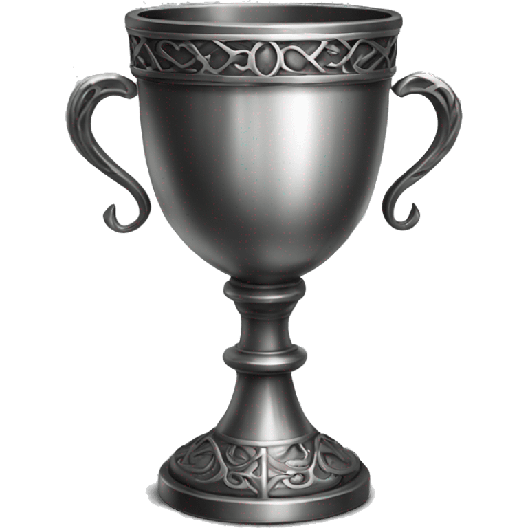 detailed gothic silver chalice emoji