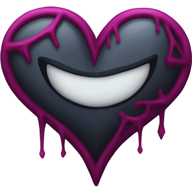 Gothic heart  emoji