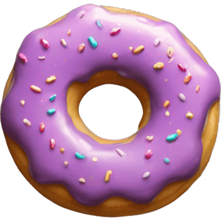 Galaxy glazed doughnut  emoji