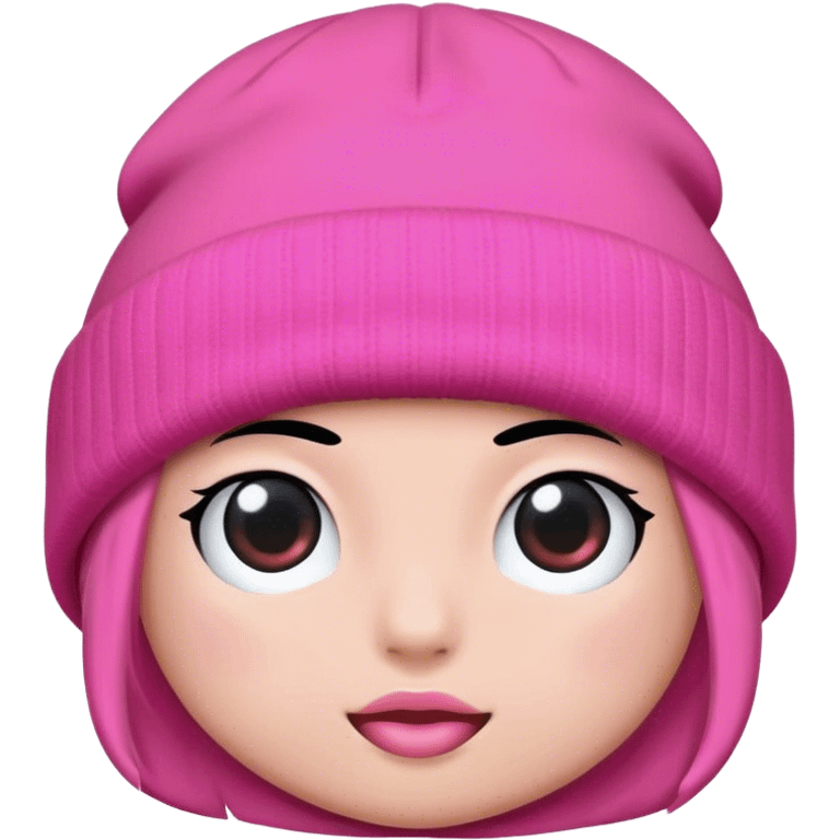 Pink Beanie emoji