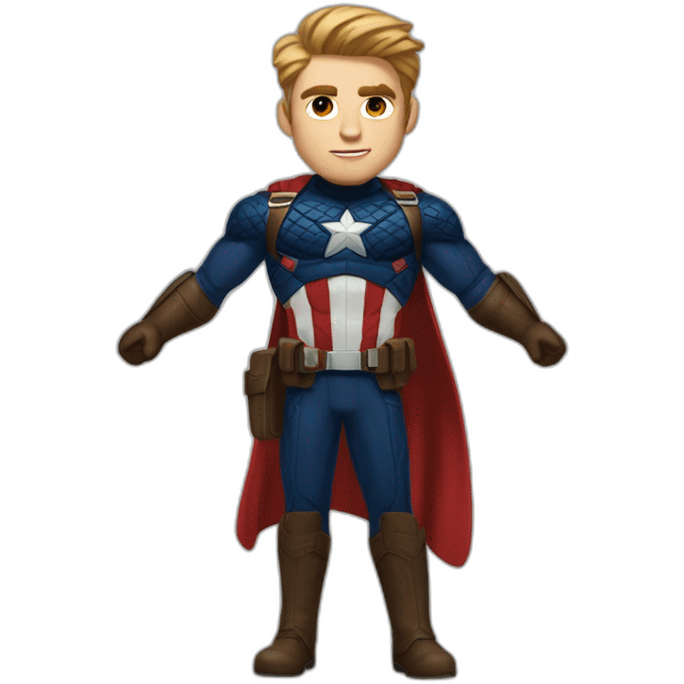 capitan america fullbody emoji