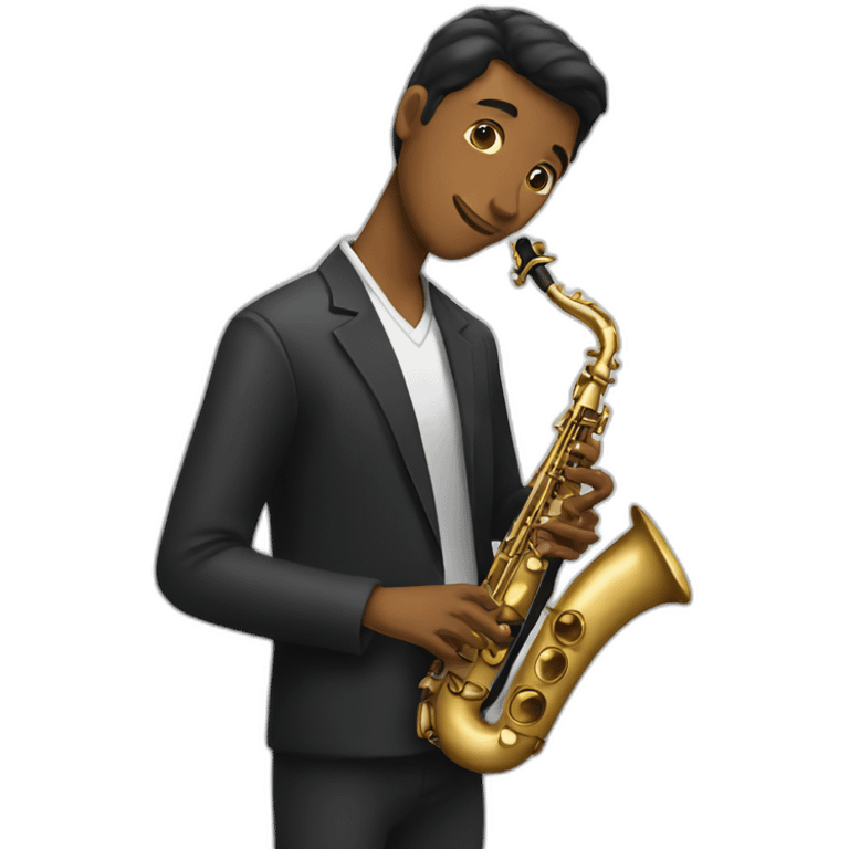 Vulcan saxophone player emoji