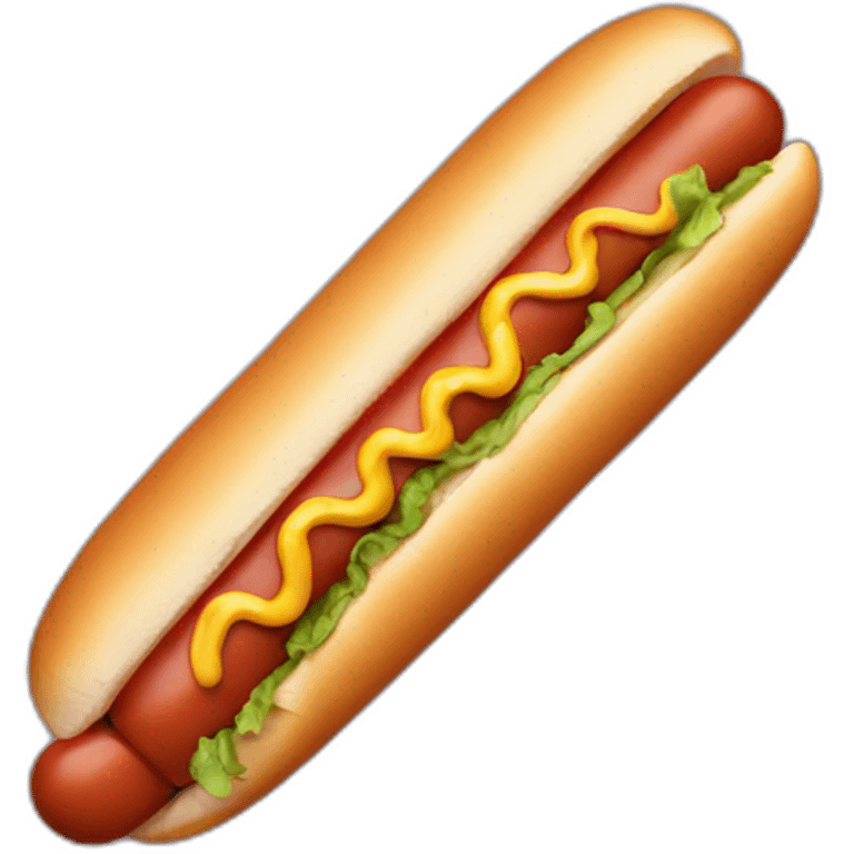 Hot dog star emoji